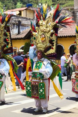 Karnaval geçit töreninde banos, ecuador
