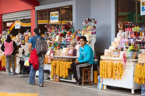 Busterminal in Banos, Ecuador — Stockfoto