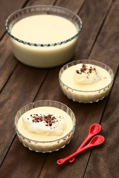 Floating Island Dessert — Stock Photo, Image