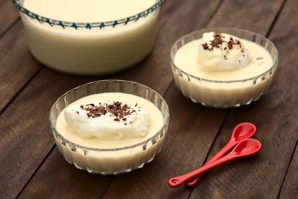 Floating Island Dessert — Stock Photo, Image