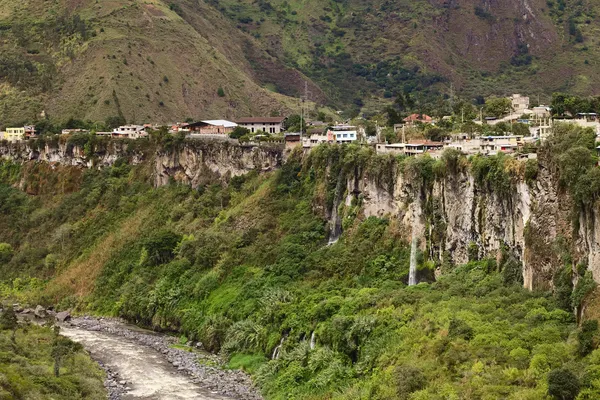 La rivière Pastaza et Banos en Équateur — Photo