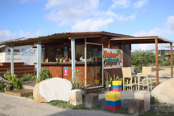 Oranjestad Aruba December 2020 Sabor Guajiro Dushi Food Stand Offering — Stockfoto