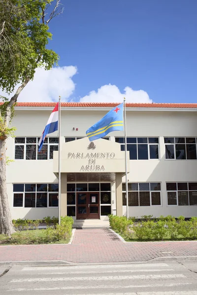 Oranjestad Aruba December 2020 Parliament Building Aruba Smith Blvd City — Photo