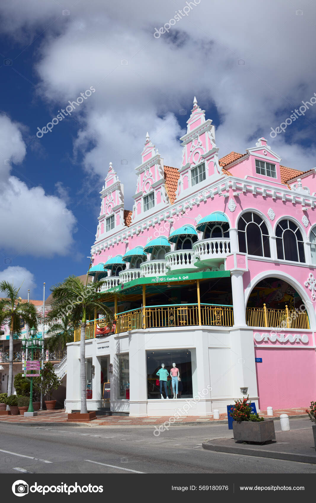 Oranjestad Aruba December 2020 Tommy Hilfiger Shop Mojito's