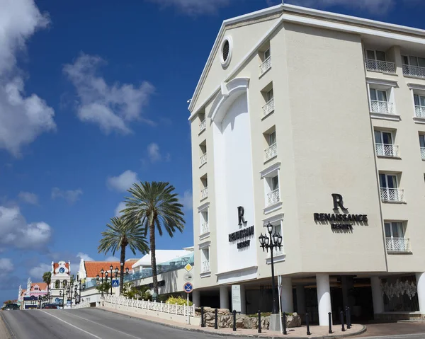 Oranjestad Aruba Dezembro 2020 Renaissance Marina Hotel Que Faz Parte — Fotografia de Stock