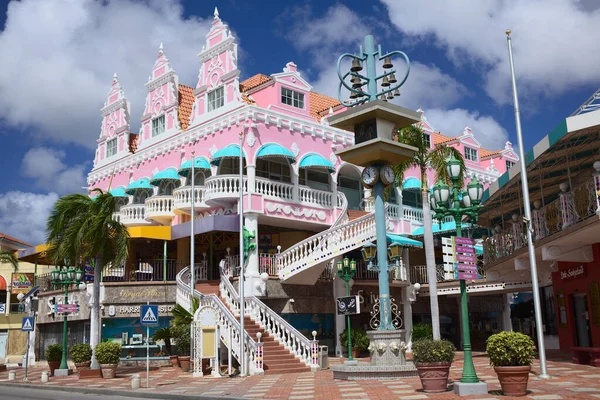 Oranjestad Aruba December 2020 Winkelcentrum Royal Plaza Langs Los Angeles — Stockfoto