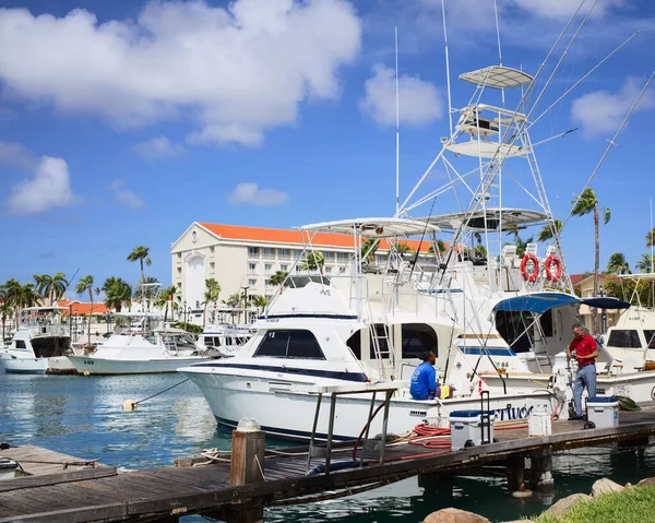 Oranjestad Aruba Aralık 2021 Karayip Adası Aruba Daki Oranjestad Merkezindeki — Stok fotoğraf