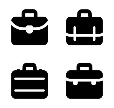 Briefcase icons clipart