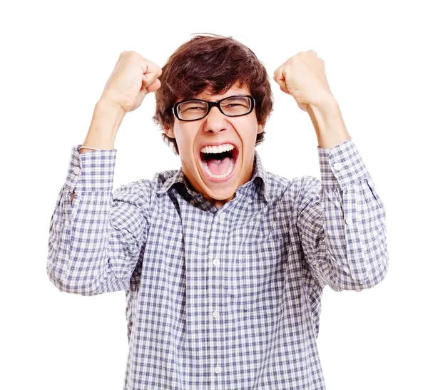 Young screaming man — Stock Photo, Image