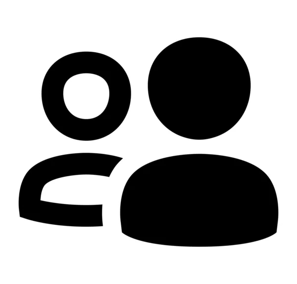 Icono de múltiples usuarios — Archivo Imágenes Vectoriales