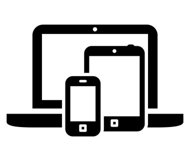 Mobile devices symbol clipart