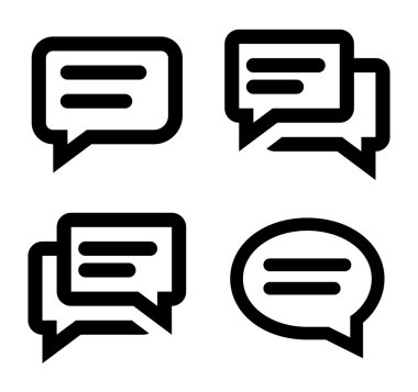 sohbet Icon set