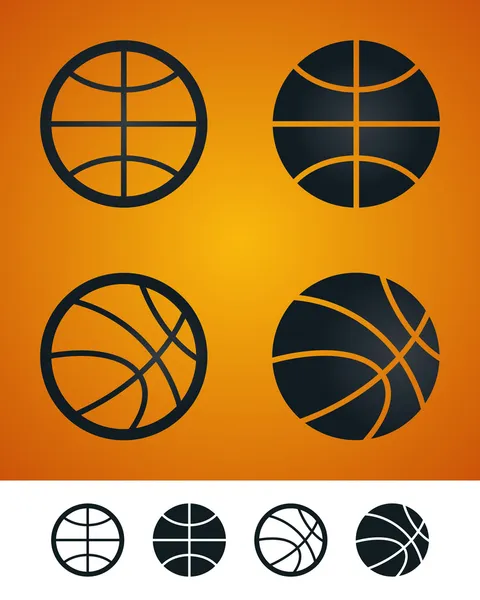 Basketball sign — Stock Vector