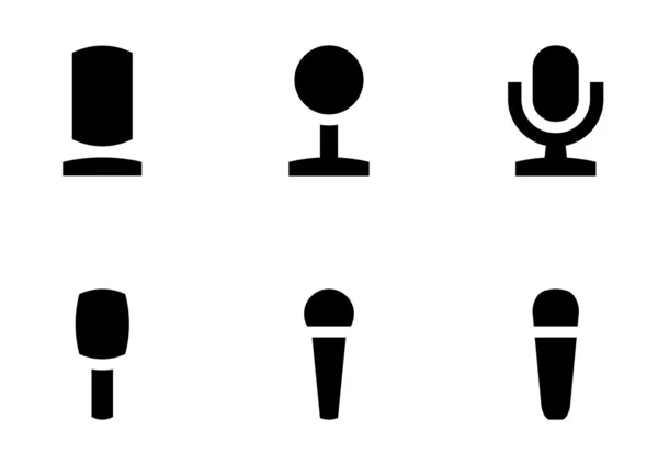 Microphone icons — Stock Vector