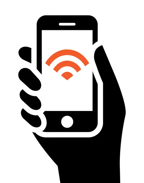 Wi-Fi icona gratuita — Vettoriale Stock