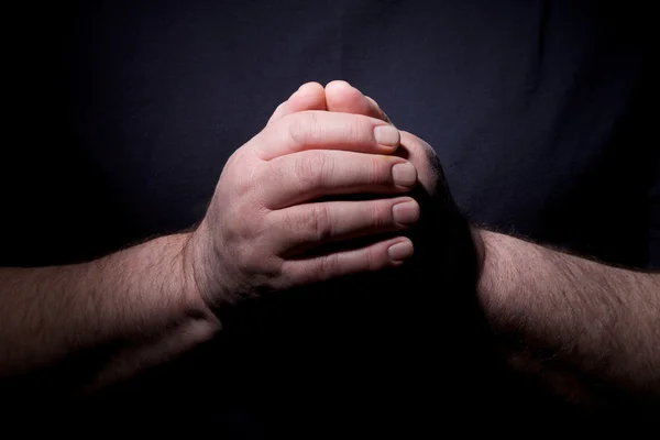 Praying hands closeup — Stock Photo, Image