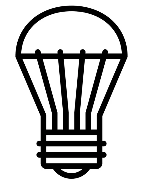 Icono de bombilla led — Archivo Imágenes Vectoriales