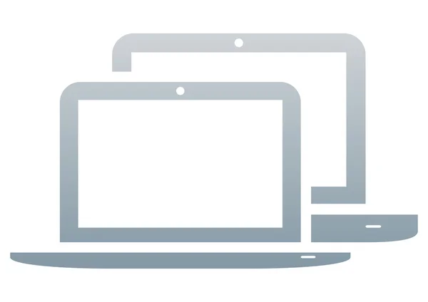 Ícone de laptops —  Vetores de Stock