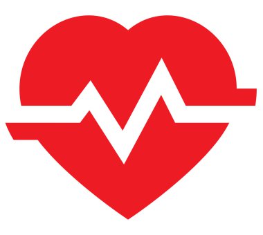 Heart rate icon clipart