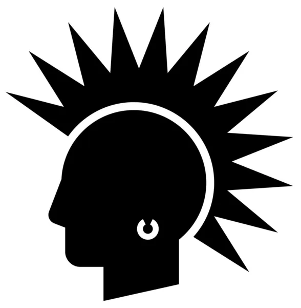 Punk pictogram — Stockvector