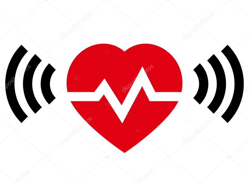 Heart rate with radio signal