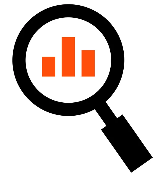 Ikona analytics — Stockový vektor