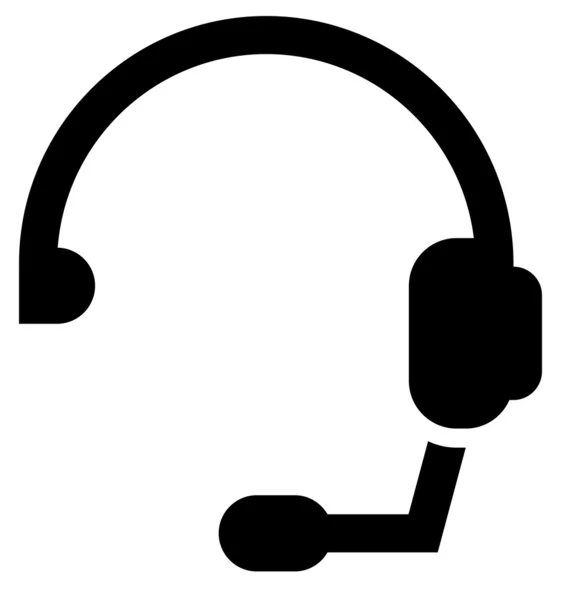 Headset-Symbol — Stockvektor