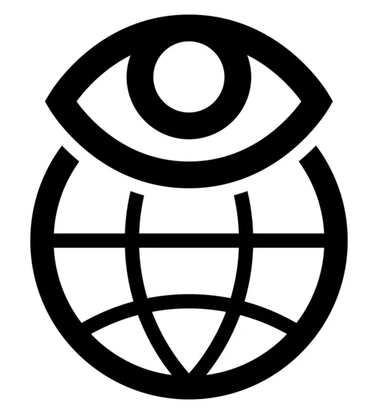 Icono de espionaje global — Vector de stock