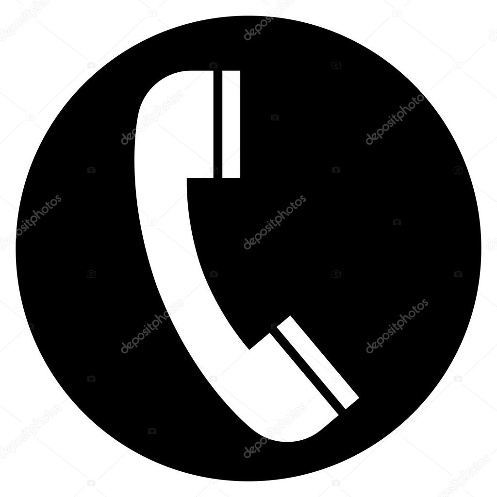 Phone in circle icon
