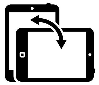Tablet ekran yönlendirme simgesi