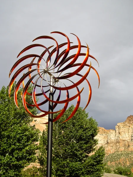 Capture the Wind at Zion — Stock Photo, Image