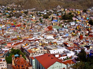 Hillside kasaba guanajuato Meksika