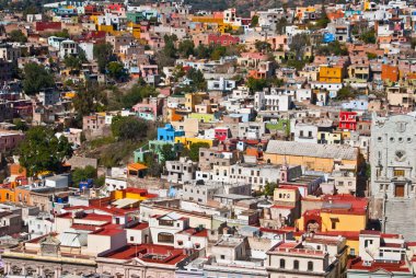 guanajuato, Meksika için oldukça renkli binalar