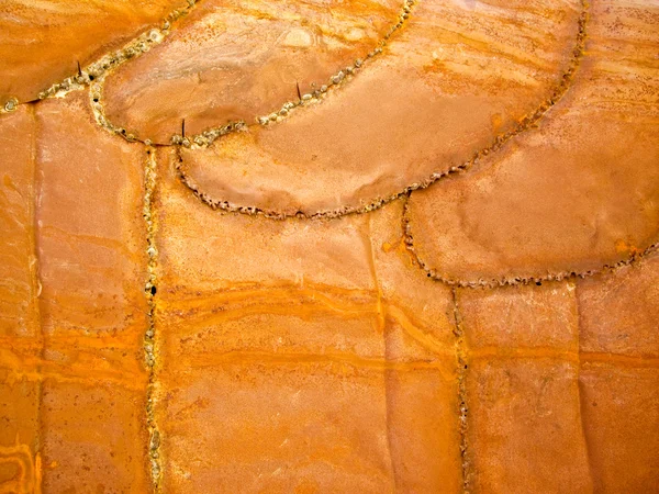 Kaynaklı turuncu metal — Stok fotoğraf