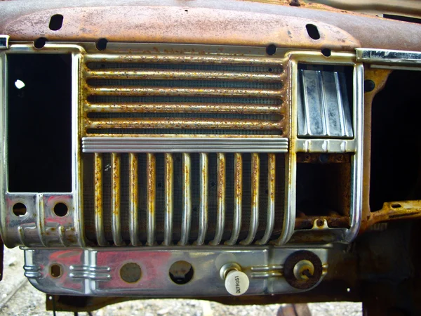 Vintage teherautó műszerfal — Stock Fotó