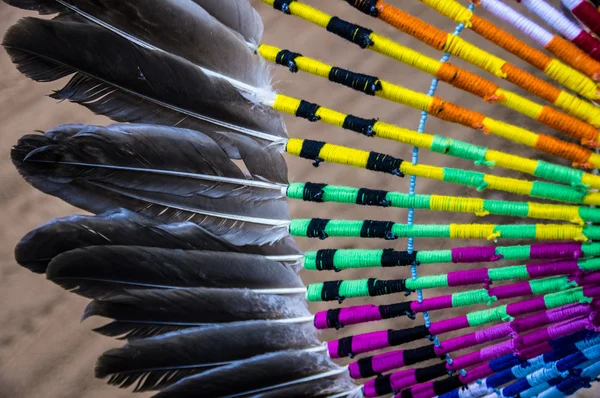 Native American Feather Headdress — Stock Photo, Image