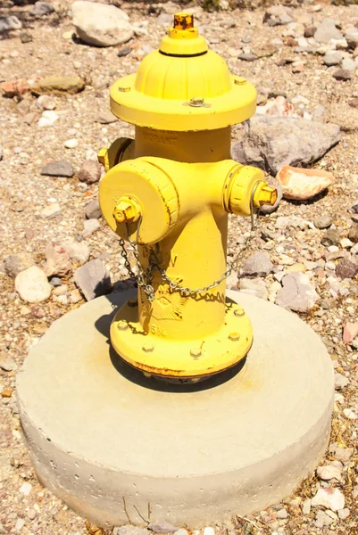 Yrellow požární hydrant — Stock fotografie