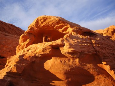 Valley of Fire geç öğleden sonra ışık