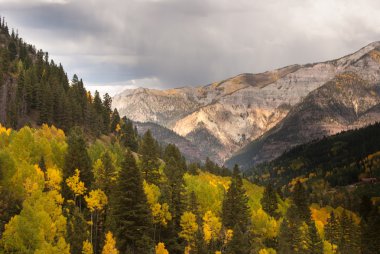 Colorado dağların yağmur