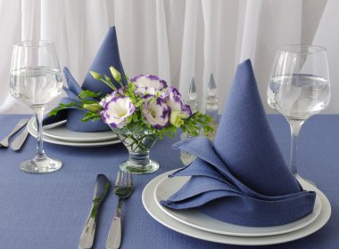 Fragment table setting clipart