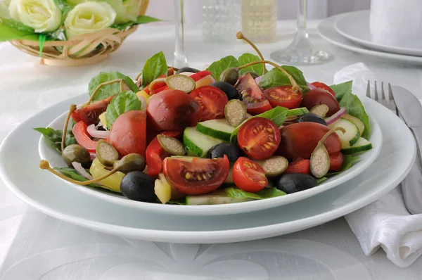 Yaz sebze salatası — Stok fotoğraf