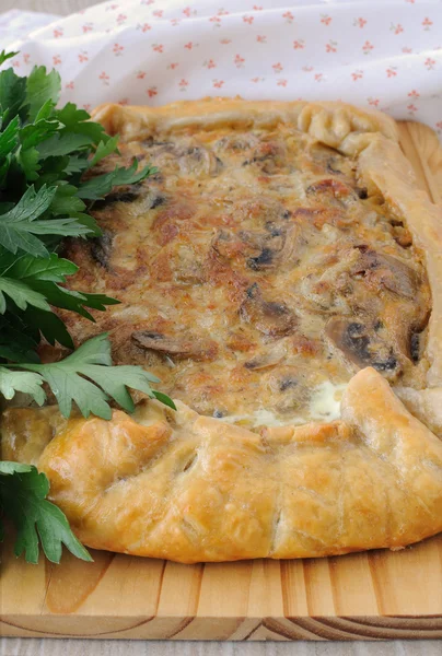 Mushroom tart — Stock Photo, Image