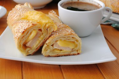 jambon ve peynirli kek