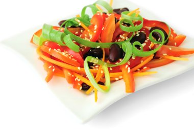fasulye salatası
