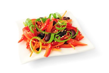 fasulye salatası