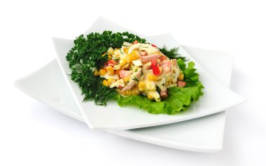 Mısır ve Çin Lahanası salatası