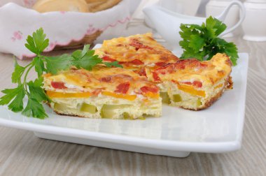 sebzeli omlet