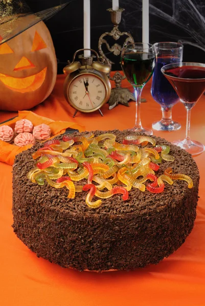 ハロウィーンのケーキ — ストック写真