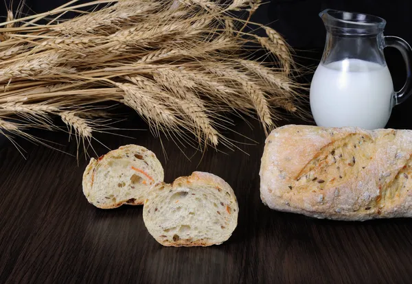 Baguette with cereals — Stock Photo, Image