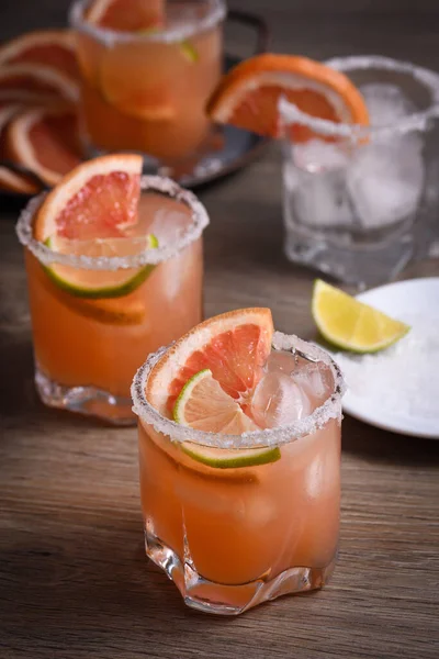 Pink Paloma Great Grapefruit Tequila Cocktail Recipe Any Party — Foto Stock